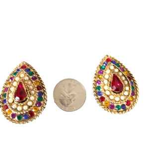 Vintage 80’s Statement Clip-Ons